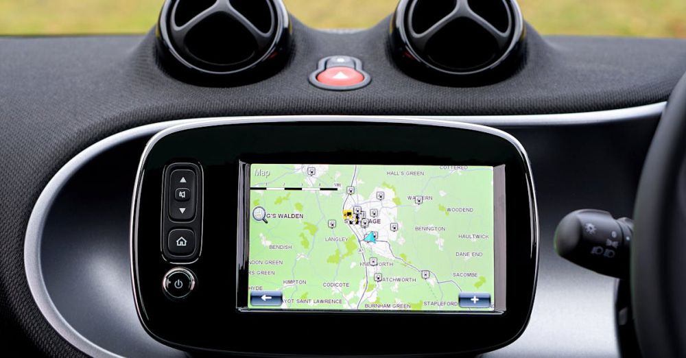 Roadmap - Turned on Black Gps Monitor